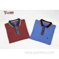 65%Poly 35%Cotton Melange Jersey With Contrast Collar